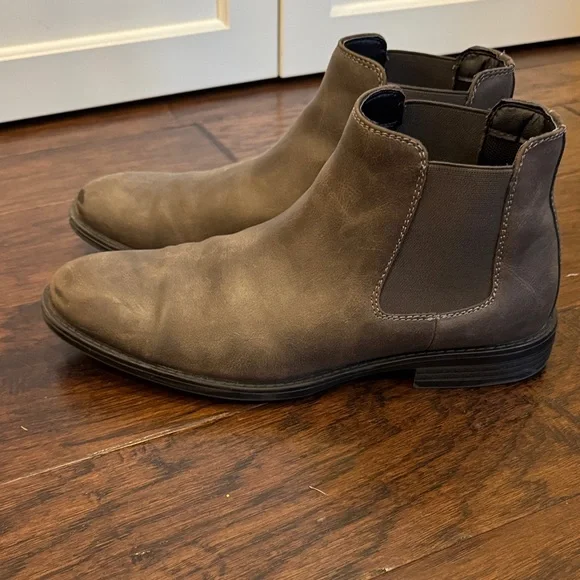 Steve Madden Dark Brown Men's Boots sz 8.5 - Picture 4 of 10